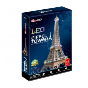 CubicFun 3D PUZZLE LED Eiffel Tower